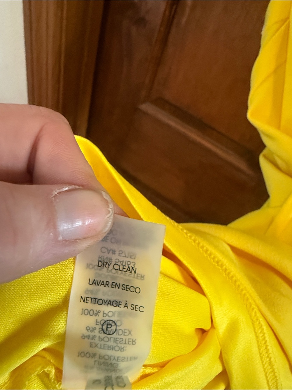 Calvin Klein Bright Yellow Sleeveless Midi Sheath Dress - Picture 7 of 7